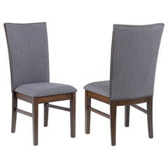 Wawona Grey Upholstered Dining Side Chair Grey (2 of Set)