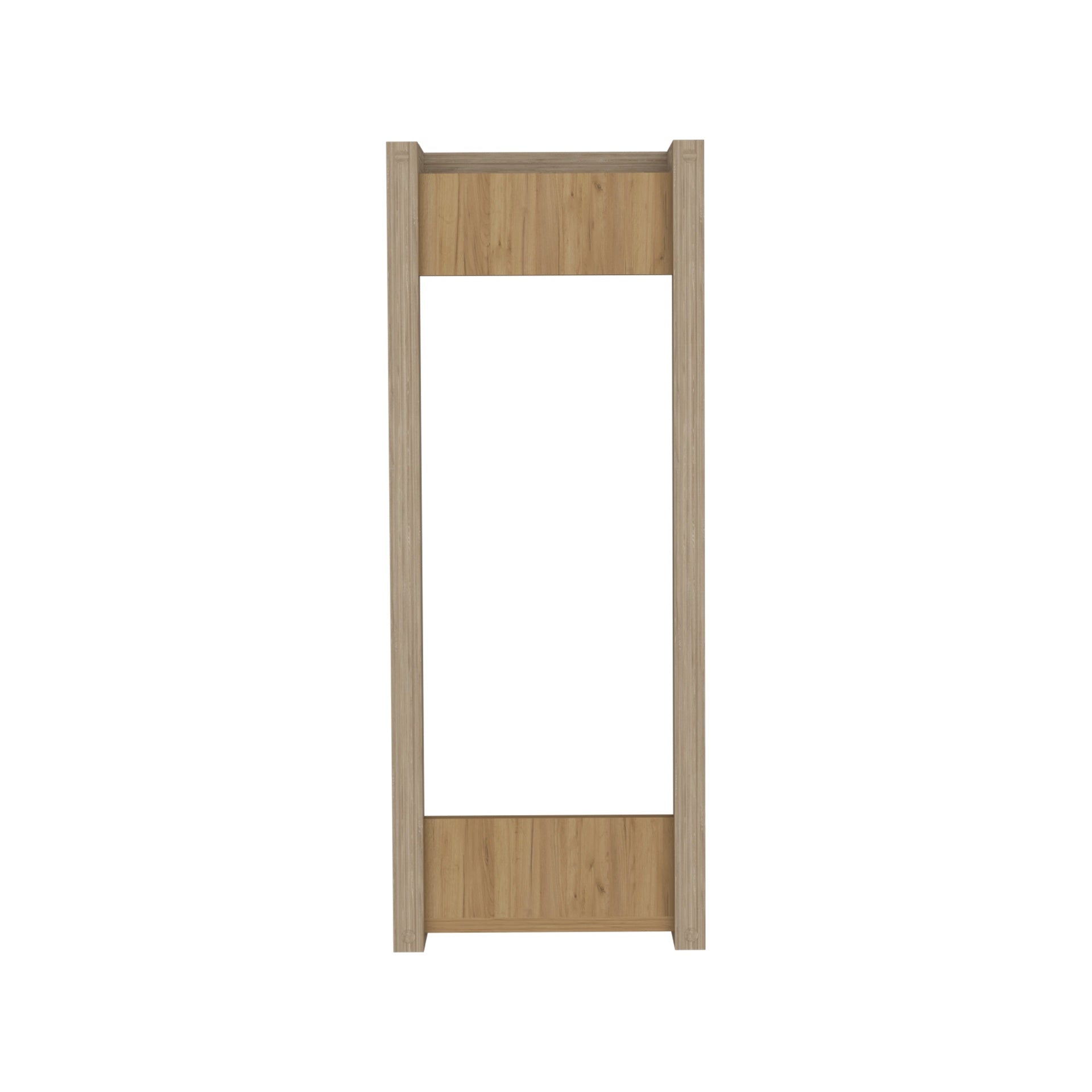Natural Oak Towel Rack with Wall-mounted Design