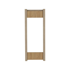 Natural Oak Towel Rack with Wall-mounted Design