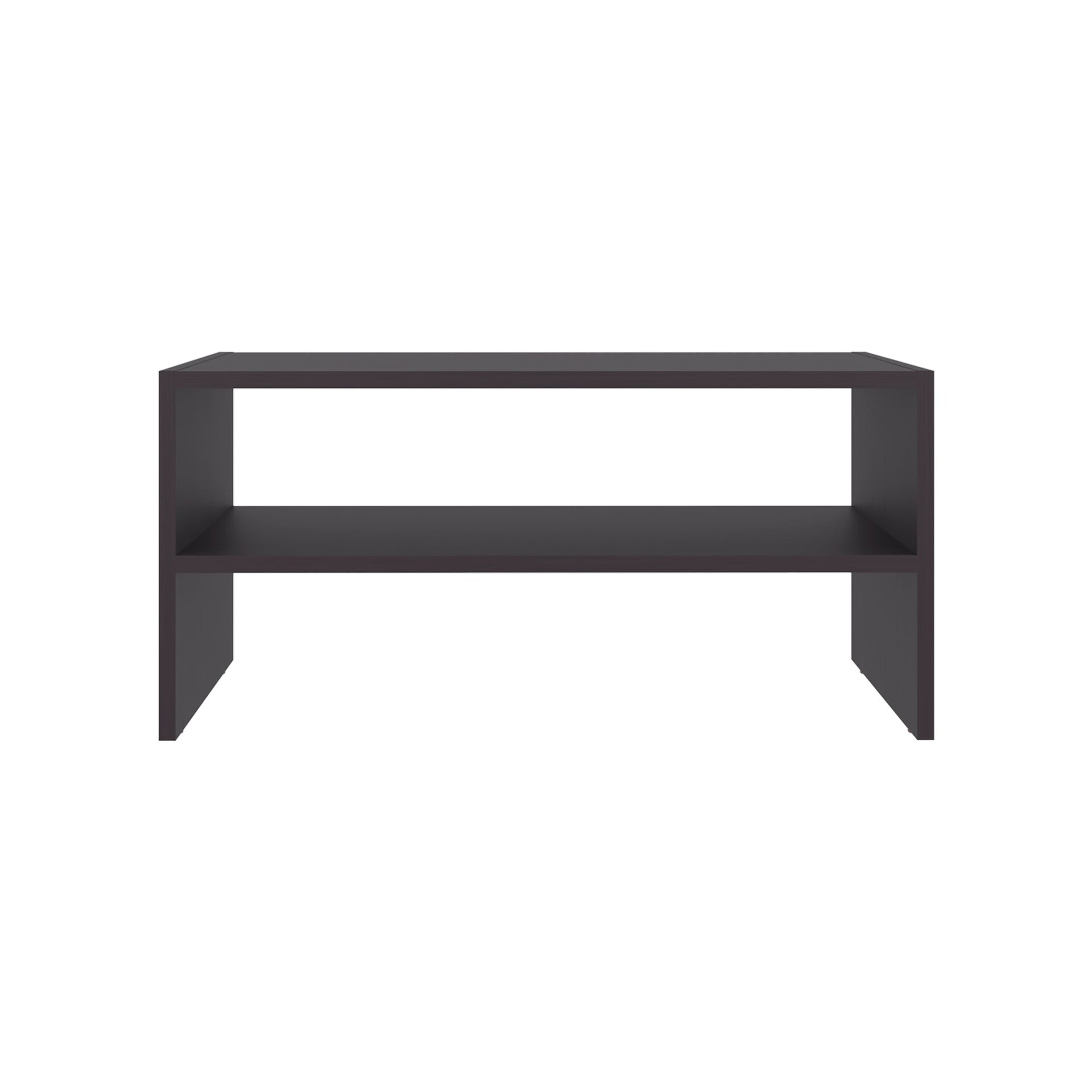 Wenge Shoe Rack with 2 Shelves