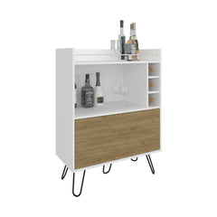 Bar Cabinet, 1 Door, 4 Shelves