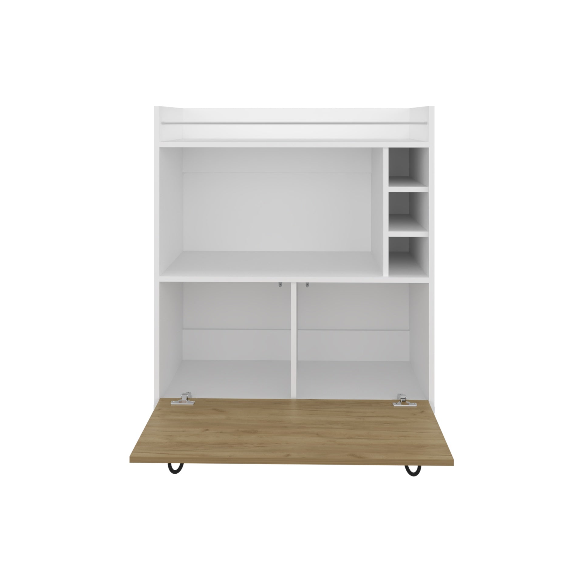 Bar Cabinet, 1 Door, 4 Shelves