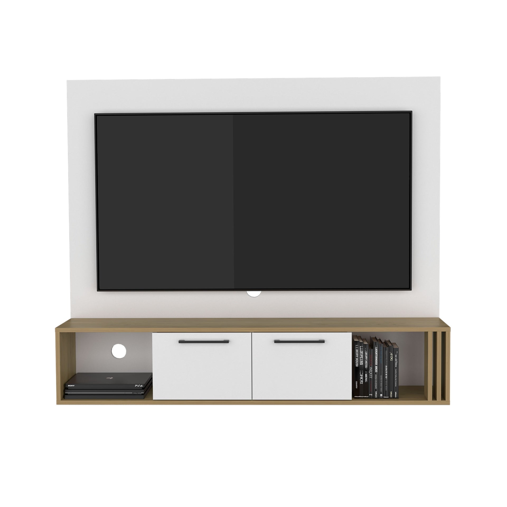 Entertainment Center, 2 Doors, 4 Shelves