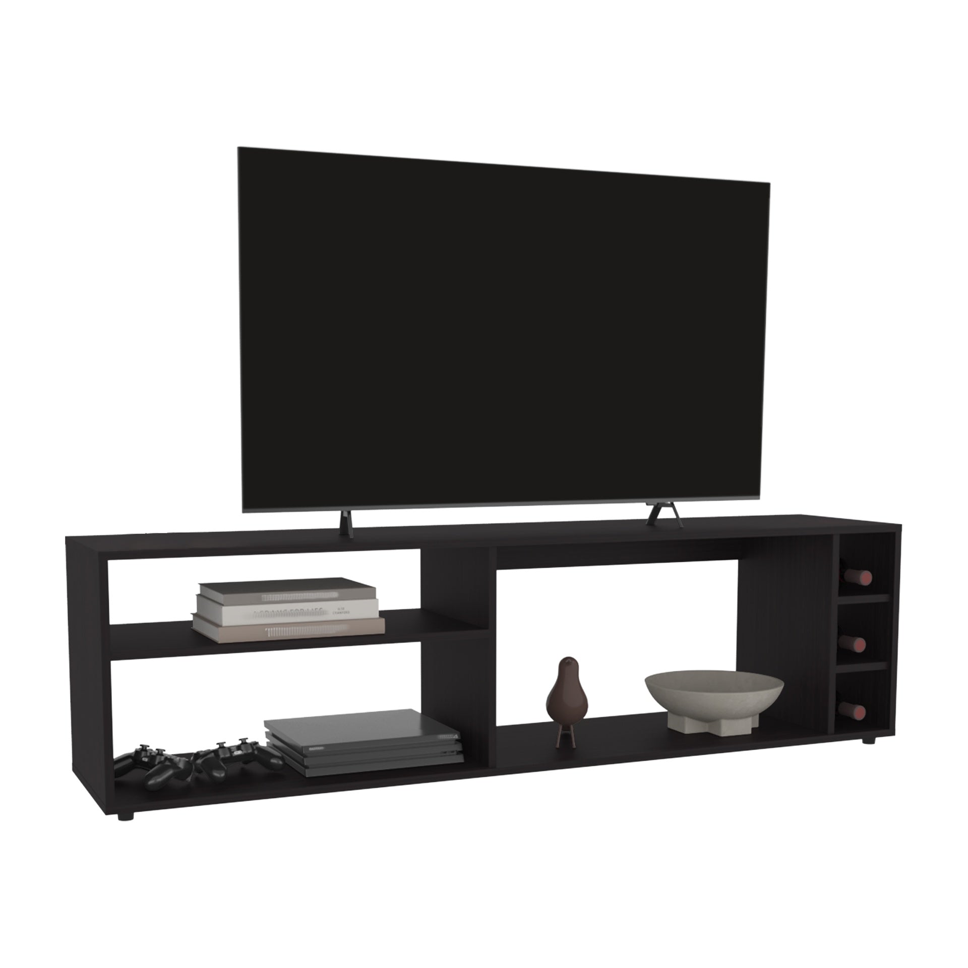 Tv Stand, 6 Shelves, 60" TV Capacity