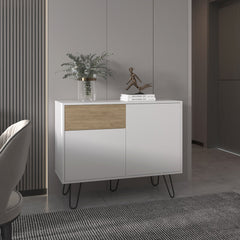 Sideboard, 2 Doors, 1 Drawer, 4 Shelves