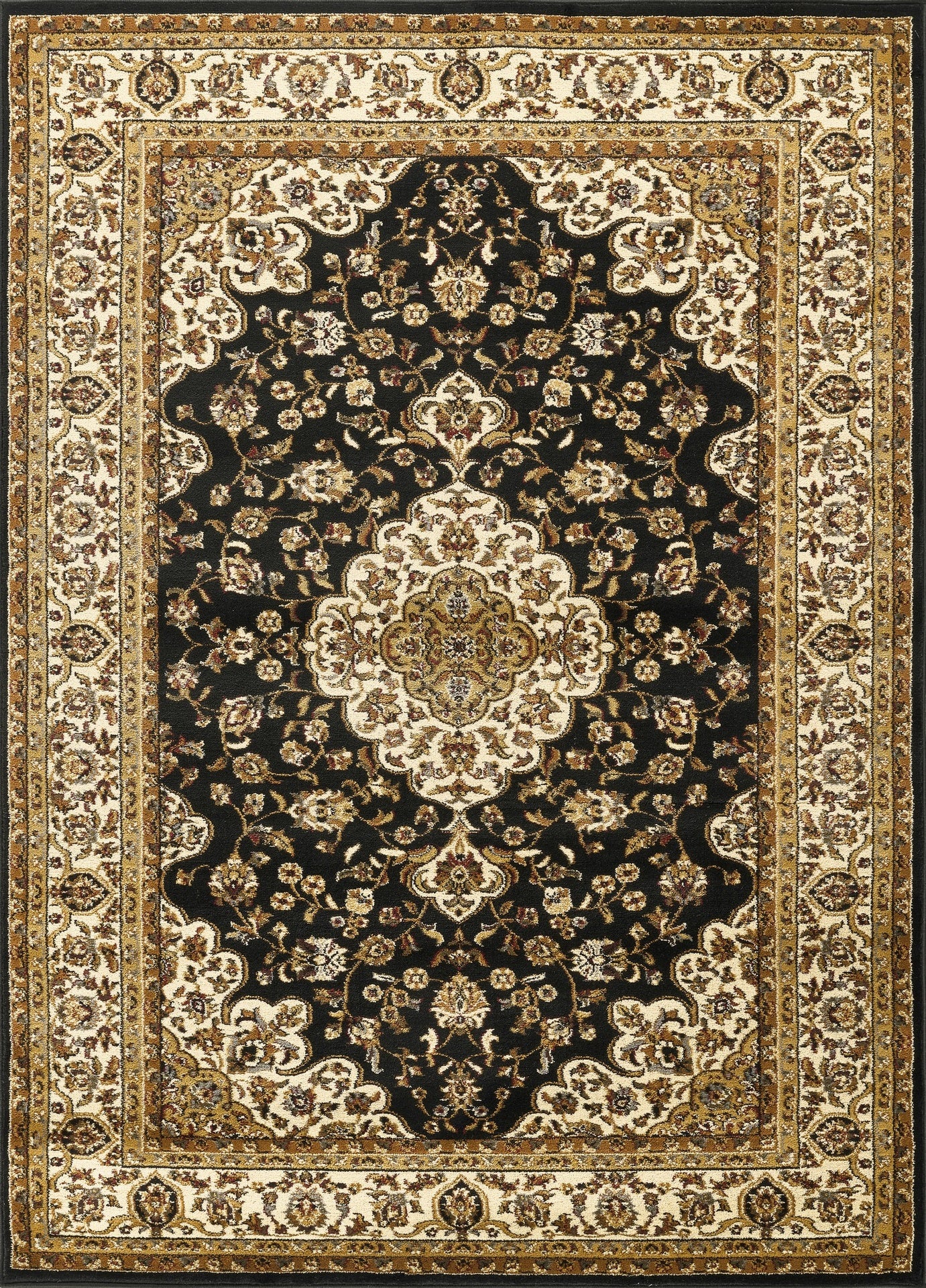 Classic GC_VIN5003 Black 2 ft. x 3 ft. Area Rug