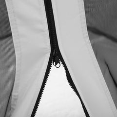 Outsunny 10' x 10' Universal Replacement Mesh Sidewall Netting for Patio Gazebos and Canopy Tents with Zippers, (Sidewall Only), White
