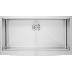 Farmhouse Kitchen Sink, 304 Stainless Steel Drop-In Sinks, Single Bowl Basin with Ledge & Accessories, Household Dishwasher Sinks for Workstation, Prep Kitchen, and Bar Sink, 33 inch