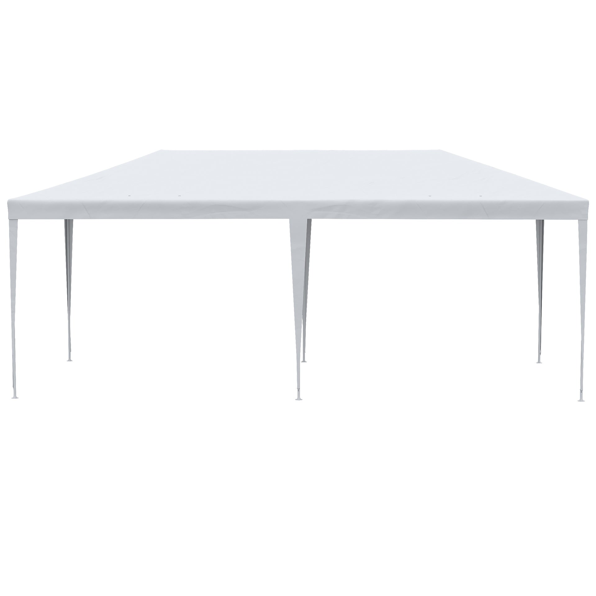 Outsunny 10' x 20' Large Party Tent, Events Shelter Canopy Gazebo with 4 Removable Side Walls, Shade Shelter for Weddings, White
