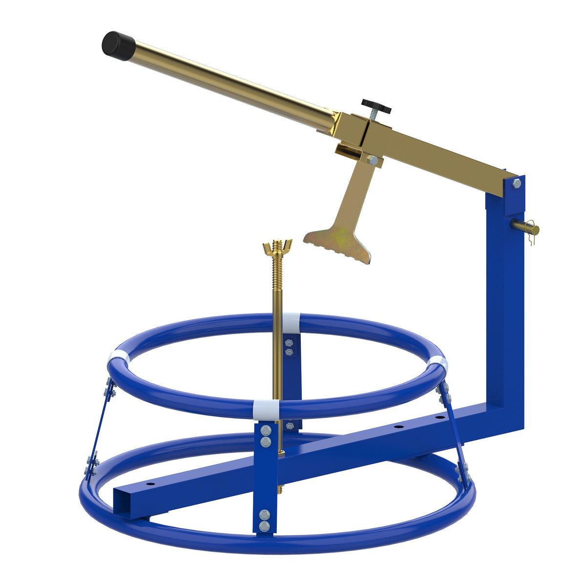 HOMCOM Motorcycle Tire Changer Stand with Adjustable Bead Breaker, Fit for 16-22in Tyres