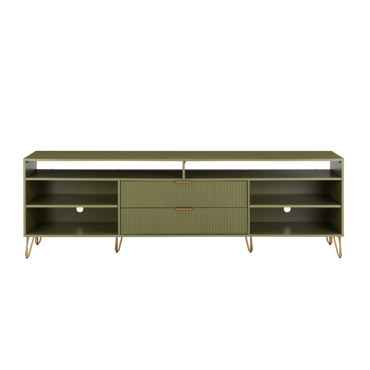 TV Stand in Olive Green