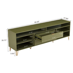 TV Stand in Olive Green