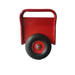 Super Weight 1000 LBS Heavy Duty Panel Dolly, Slab Dolly, Two Nice Handles, 10" Solid Rubber Tires, All-Terrain Movement for Heavy Drywall Sheet & Door Material (Red)