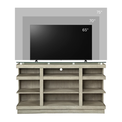 Celino 65 inch TV Stand, for TVs up to 75 inches, Sandstone Finish