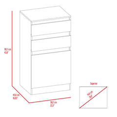 Cambridge Three Drawers Dresser