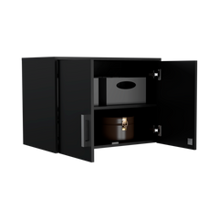 Penny Storage Cabinet, Wall Cabinet Double Door, Three Internal Shelves