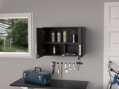 Penny Storage Cabinet, Wall Cabinet Double Door, Three Internal Shelves