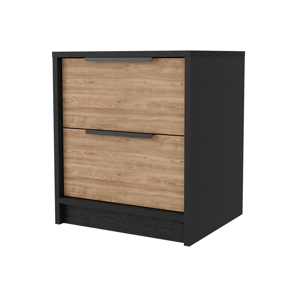 Washington Nightstand, Two Large Drawers