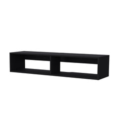 Yankton Floating TV Stand with Spacious Shelves and Cable Management