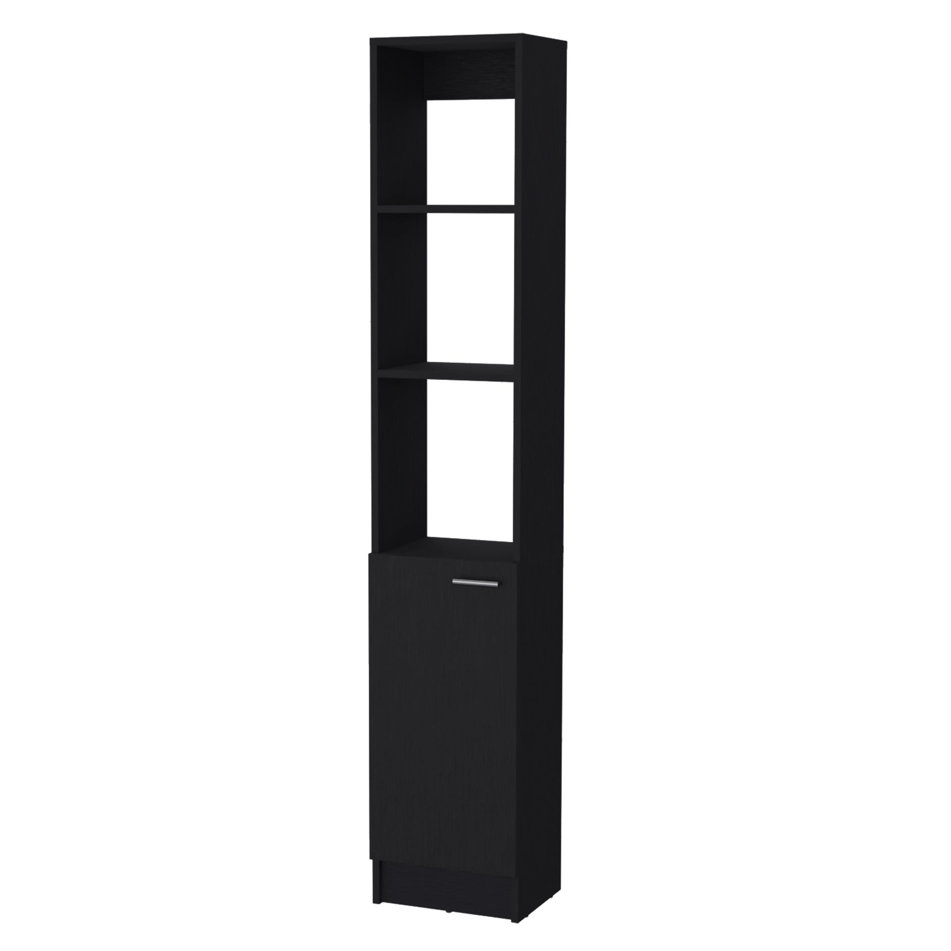 Brenda Linen Cabinet with 1 door, 3 open shelves