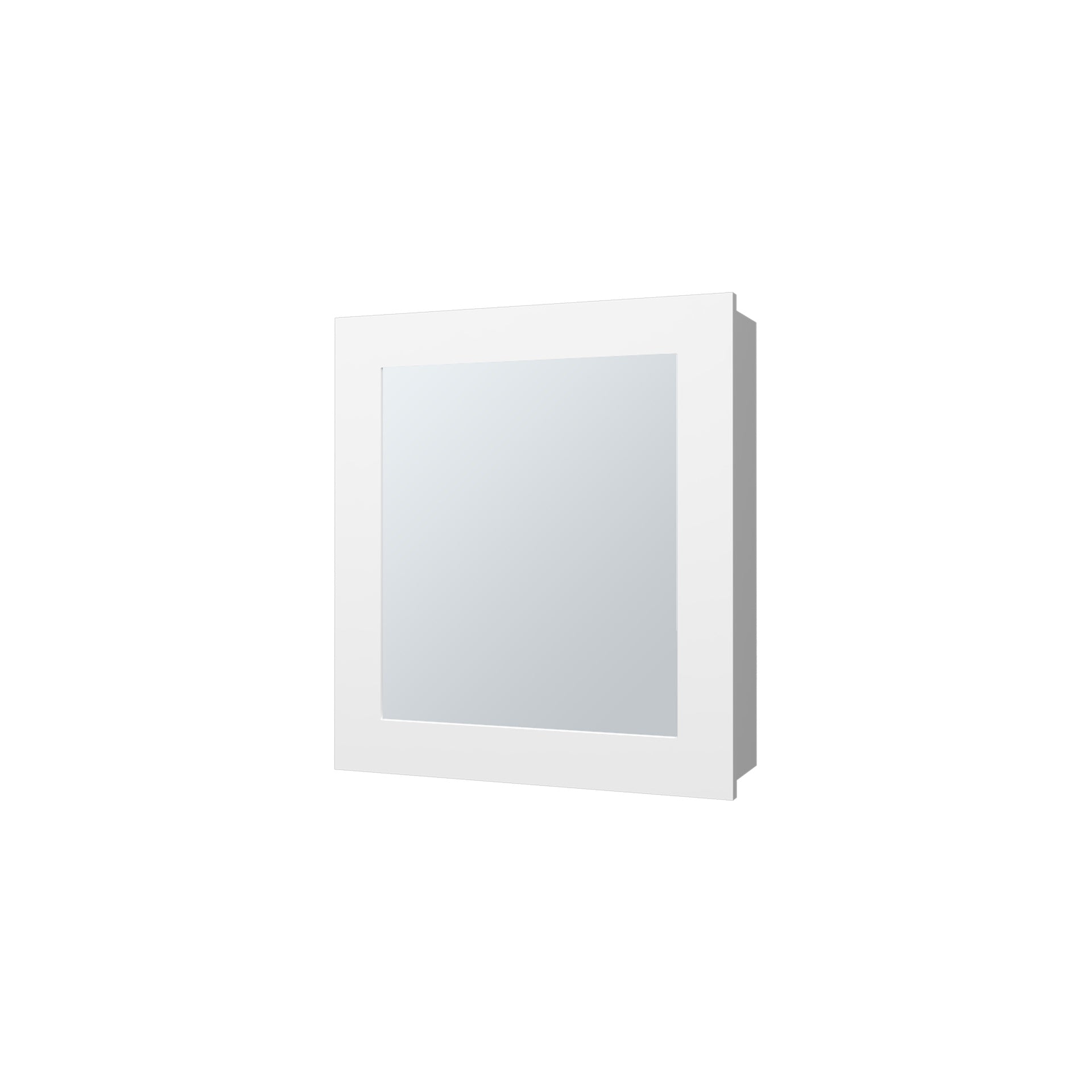 Payson Medicine Cabinet in Melamine With Included Mirror, White