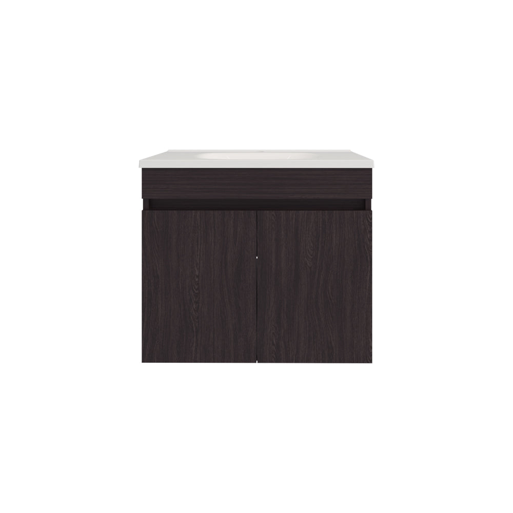FM FURNITURE Rainbow City Vanity with 2 Doors, Wengue