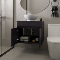 Sheridan Bathroom Vanity  with 2 Doors, Wengue