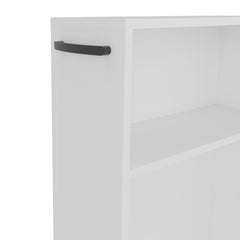 Concho Rolling Storage Cart,  Versatile Compact Design for Easy Bathroom and Home Organization, White