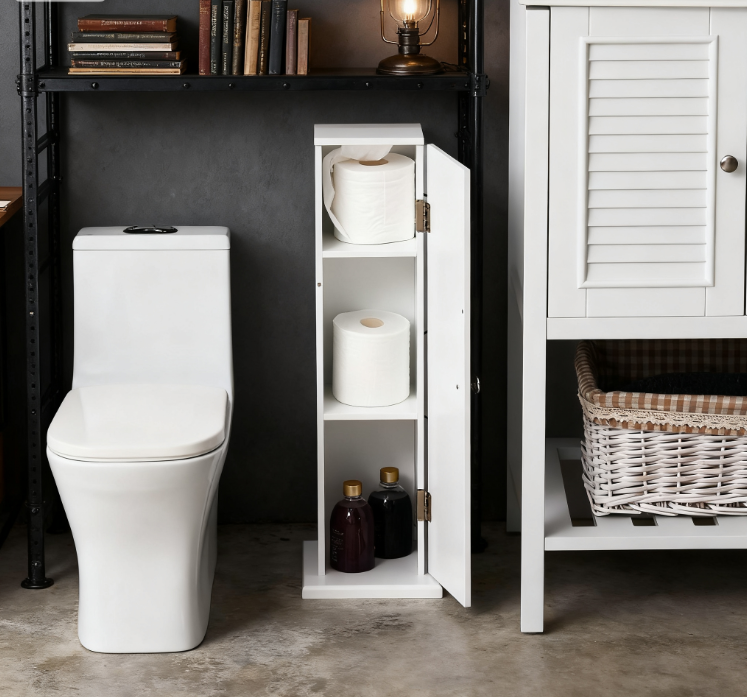 Toilet Paper Cabinet Small Toilet Paper Cabinet, Bathroom Corner Cabinet
