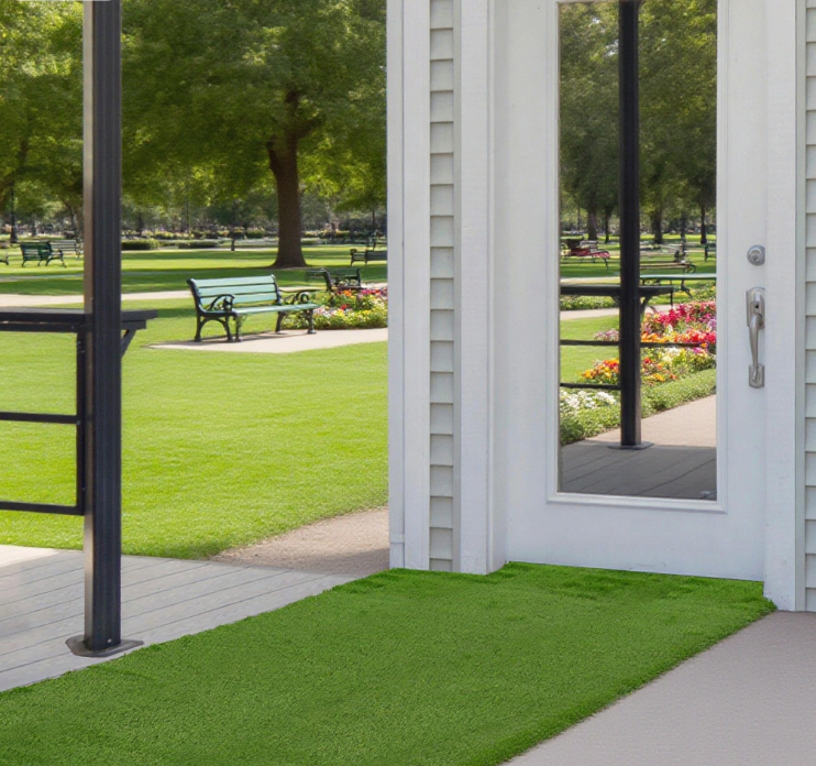 Artificial Turf Grass with Simulated Look  Feel UV Protection