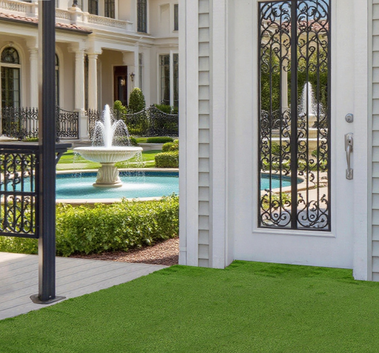 Artificial Turf Grass with Simulated Look  Feel UV Protection
