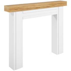 Fireplace Mantel, Freestanding Fireplace Surround with Leg for Electric Fireplaces