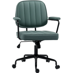 Office Chair, Adjustable for Home & Office, Comfy Seating with Stylish Retro Vibe