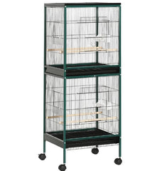 Bird Aviary Indoor with Multi-Door Design,Large Bird Cage for Wingspan