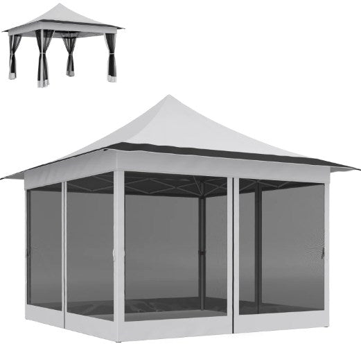 Pop Up Tent,Canopy Tent with Mesh Netting,with Carry Bag,for Garden, Patio