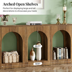 Classic Design Side Table,Arched Entryway Table,Console Table(Only Table)
