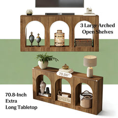 Classic Design Side Table,Arched Entryway Table,Console Table(Only Table)
