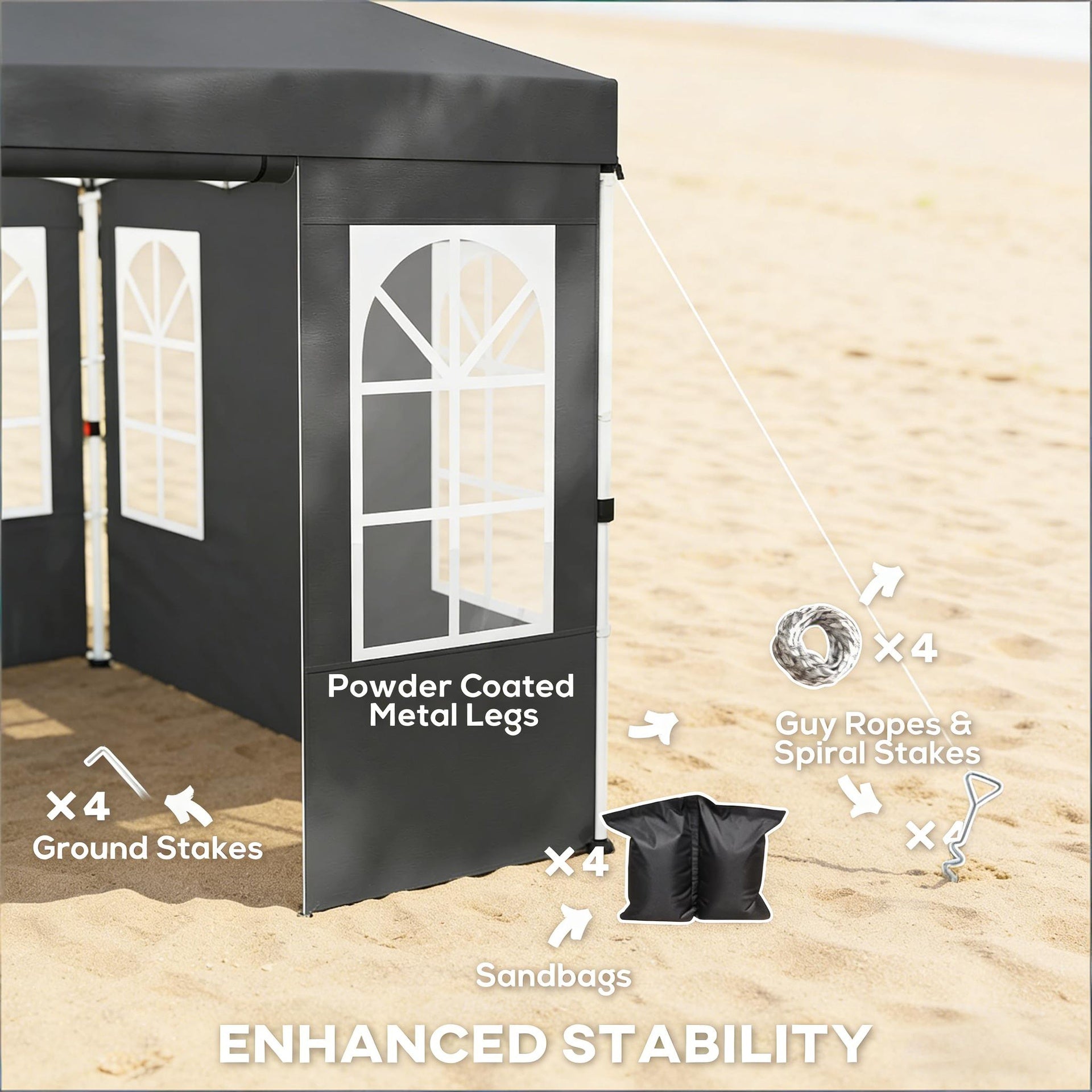 Outdoor Pop Up Canopy Tent,Stable Instant Canopy Shelter