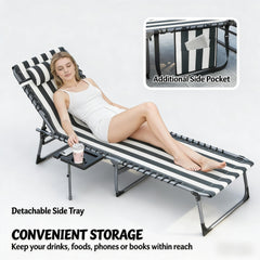 Stylish Tanning Chair,Outdoor Folding Lounge Chair