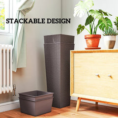 Flower Boxs,Set of 2 Flower Pots,Tall Planters
