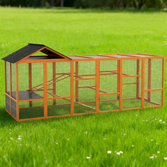 Wooden Chicken Coop for 6 - 10 Chickens