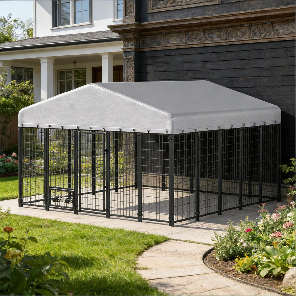 Spacious Dog Kennel,Outdoor Pet Kennel