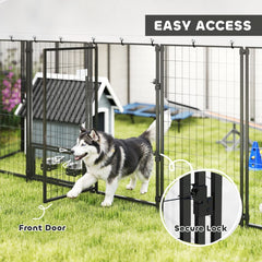 Spacious Dog Kennel,Outdoor Pet Kennel