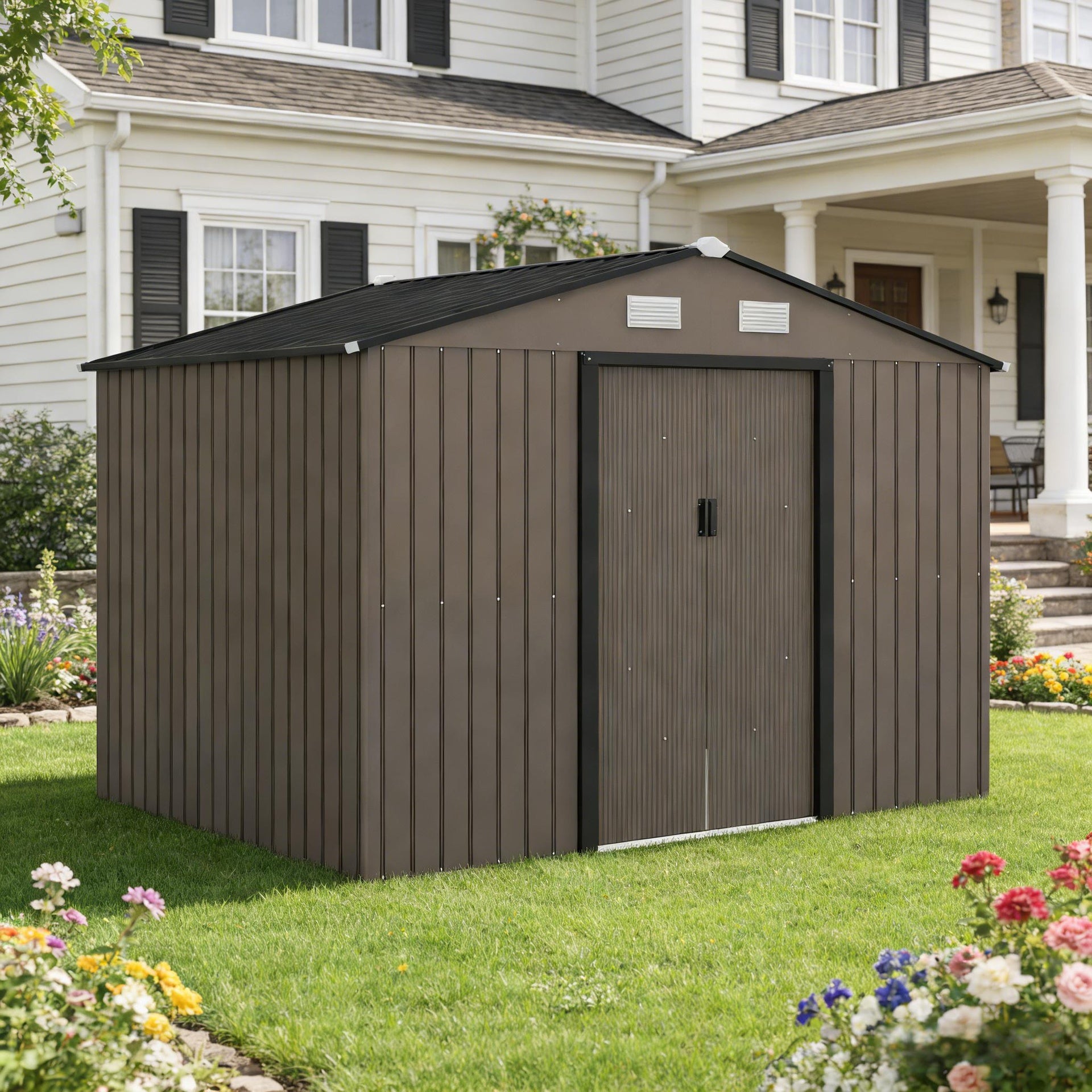 Tool Storage Building Shed,Outdoor Shed Garden Storage Shed