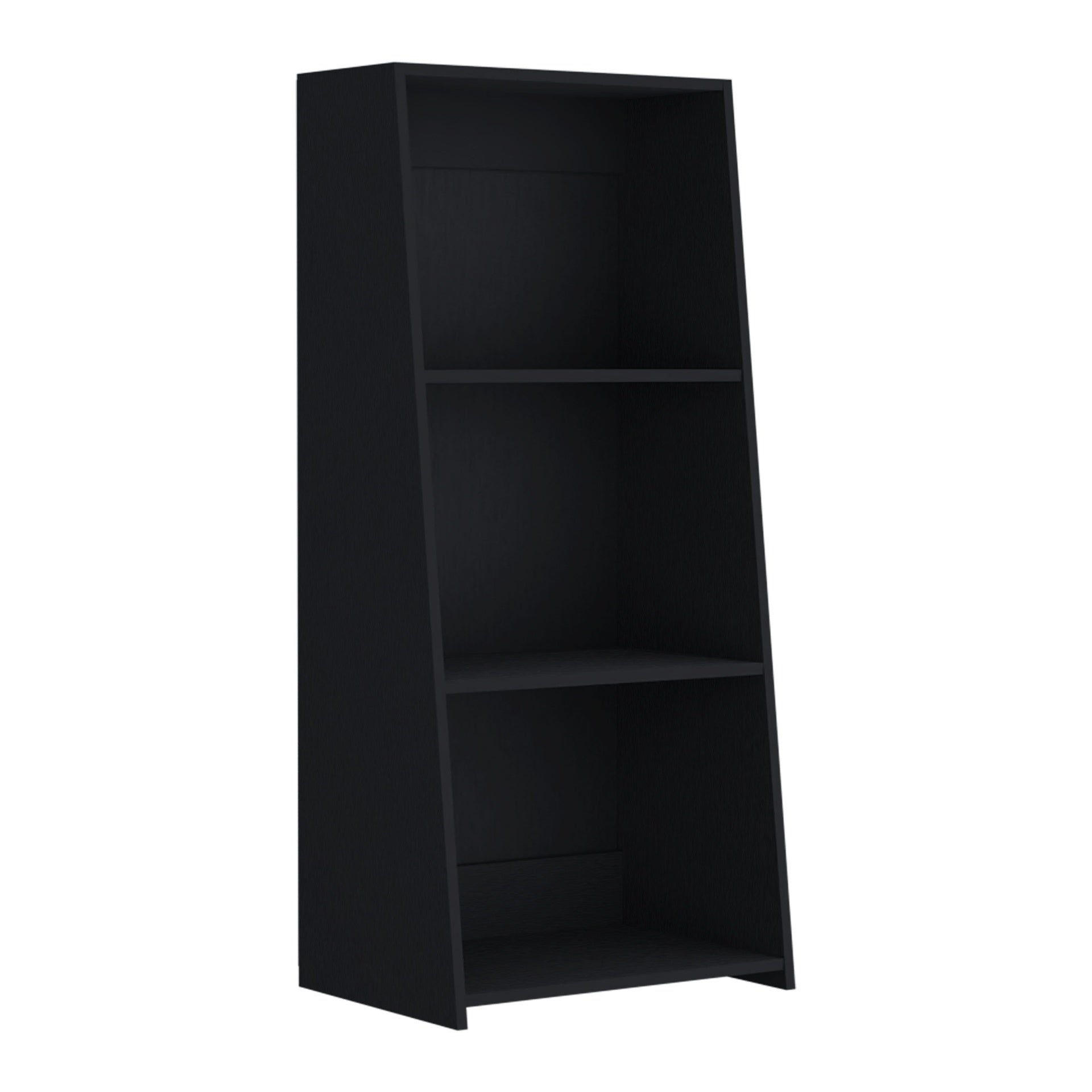 Bookcase 47" H, 3 shelves, Black