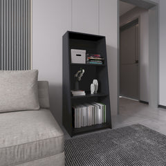 Bookcase 47" H, 3 shelves, Black