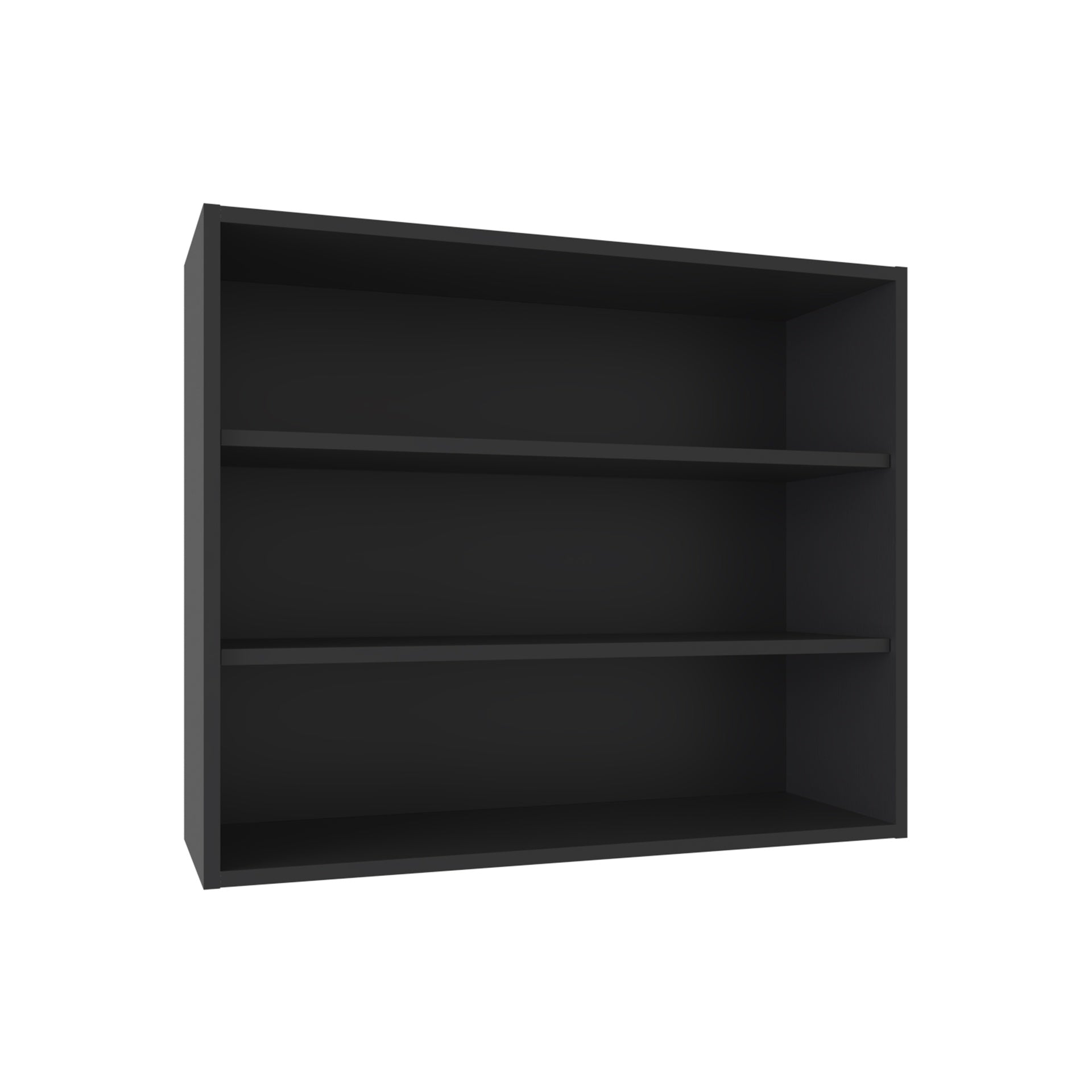 Wall Shelf 30" H, 3 Shelves, Black