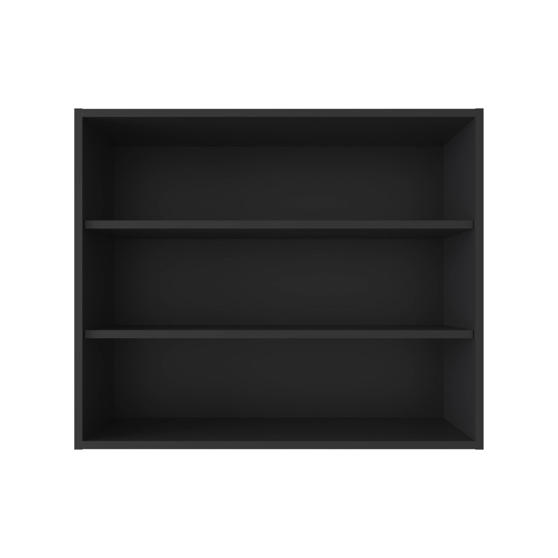 Wall Shelf 30" H, 3 Shelves, Black
