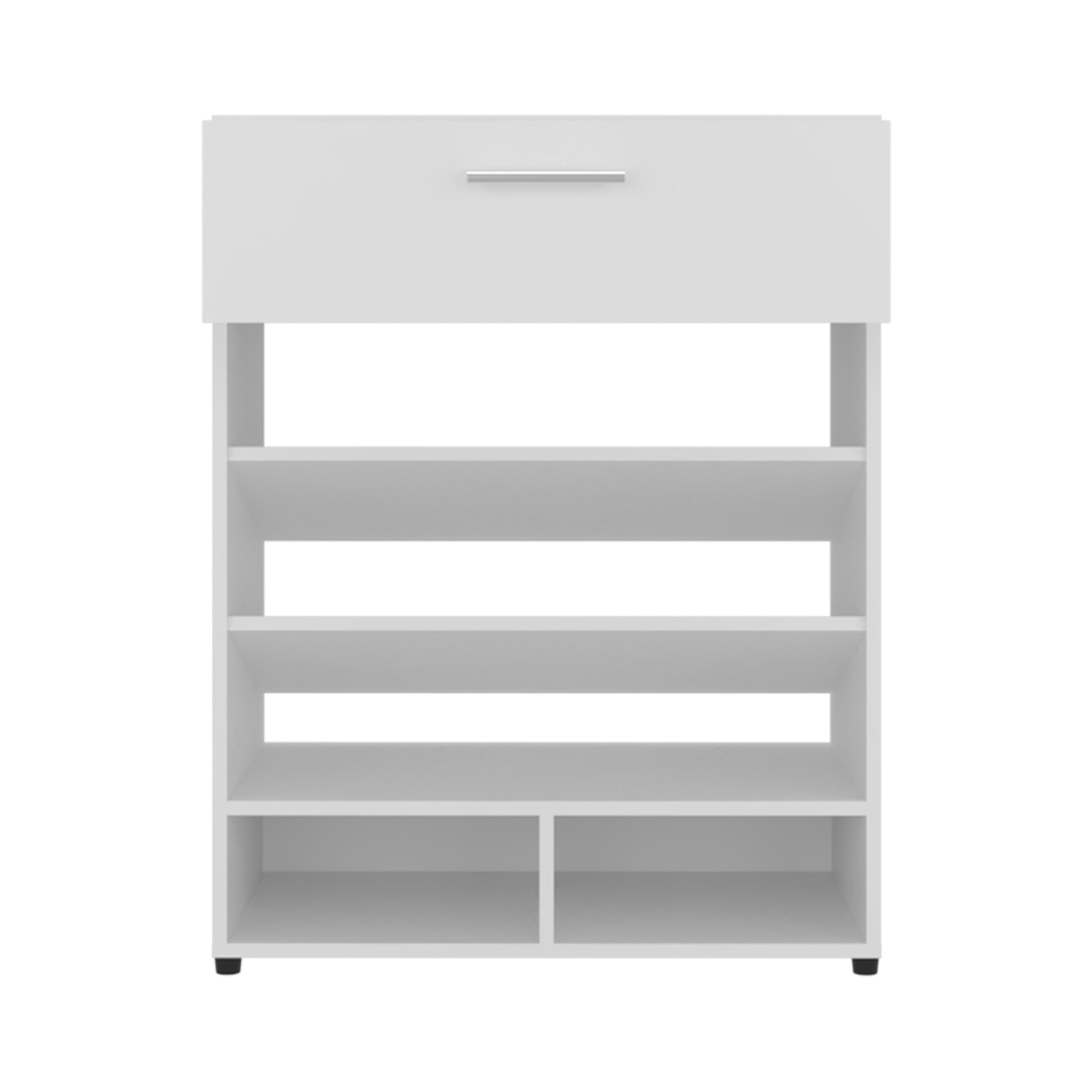 Shoe Rack, 1 Door, 4 Legs, 5 Shelves
