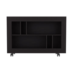 Console Table Cart, 5 Shelves, 4 Casters